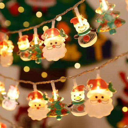 LumiChristmas LED Christmas Lights – Whimsical Characters for Cozy Festivities 1