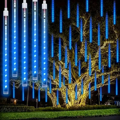 LumiRegen 50 cm LED Shooting Star Rain – Enchanting Light Show for Festive Celebrations 0
