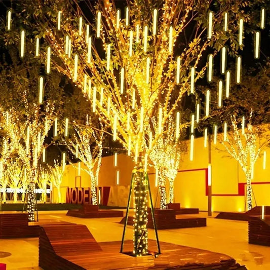 LumiRegen 50 cm LED Shooting Star Rain – Enchanting Light Show for Festive Celebrations 1