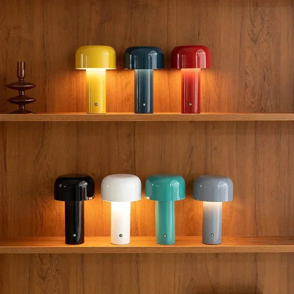 LumiShroom Wireless Table Lamp – Elegant Glow for Cozy Spaces 1