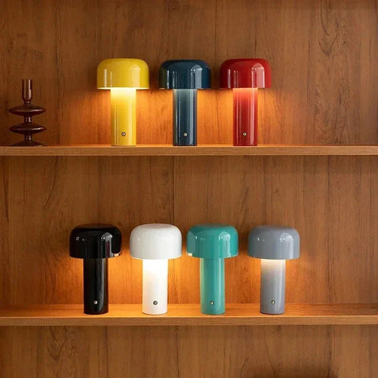 LumiShroom Wireless Table Lamp – Elegant Glow for Cozy Spaces 1