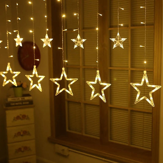 LumiSter LED Light Curtain 3.5M – Magical Outdoor Fairy Lights Display 1
