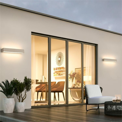 Luminor Minimalistic Outdoor Wall Lamp – Stylish Up Down Lighting for Modern Spaces 4