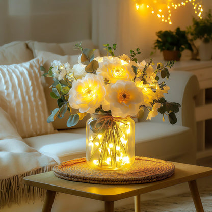 Luminous Bouquet – Glowing Arrangement of Artificial Flowers for Cozy Ambiance 5