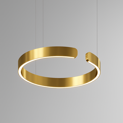 LuxeNova Black Pendant Light – Sleek Design with Warm Ambiance 9