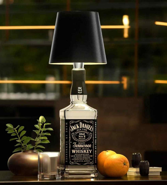Luxe LED Bottle Lamp – Unique Lighting for Cozy Ambiance 1