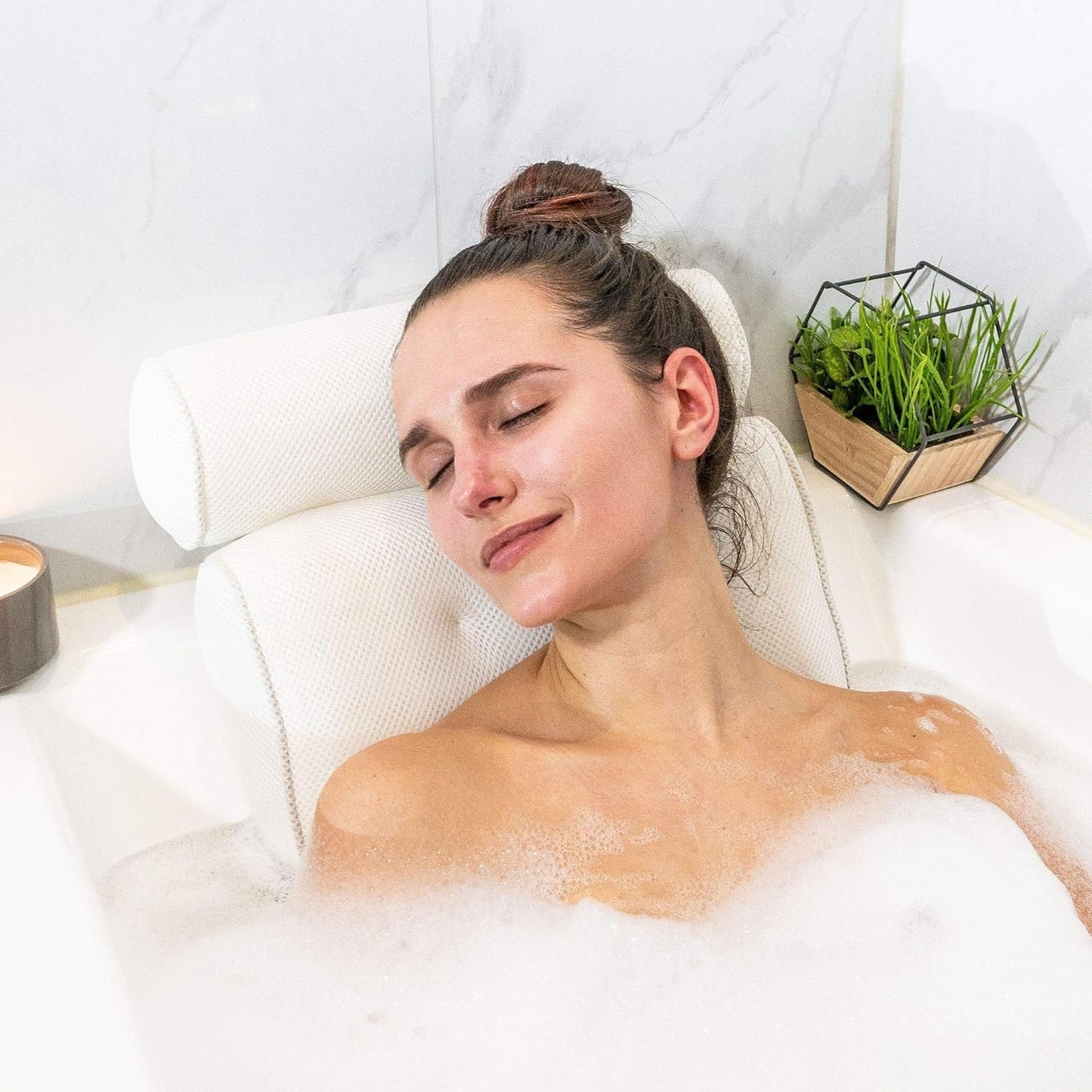 Luxury Ergonomic Bath Pillow – Unwind With Supreme Comfort And Support 0
