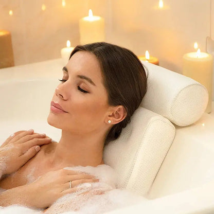 Luxury Ergonomic Bath Pillow – Unwind With Supreme Comfort And Support 2