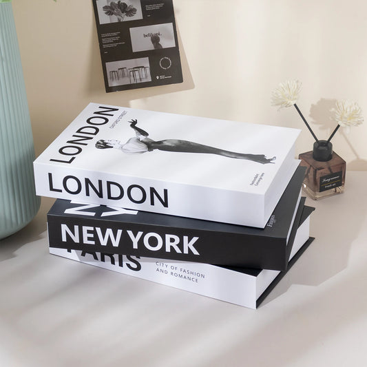 Luxury Fake Book Decoration – Elegant Storage Solution for Remote Controls 0