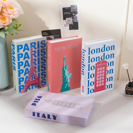 Luxury Fake Book Decoration – Elegant Storage Solution for Remote Controls 1