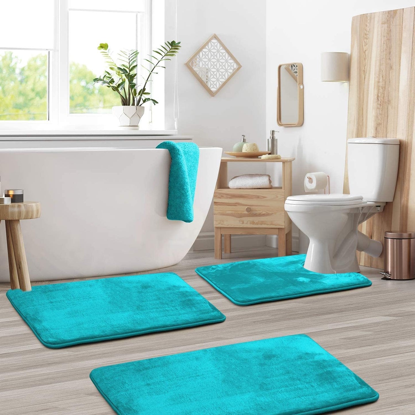 Luxury Velvet Memory Foam Bath Mat – Soft, Non-Slip Comfort For Your Bathroom 5