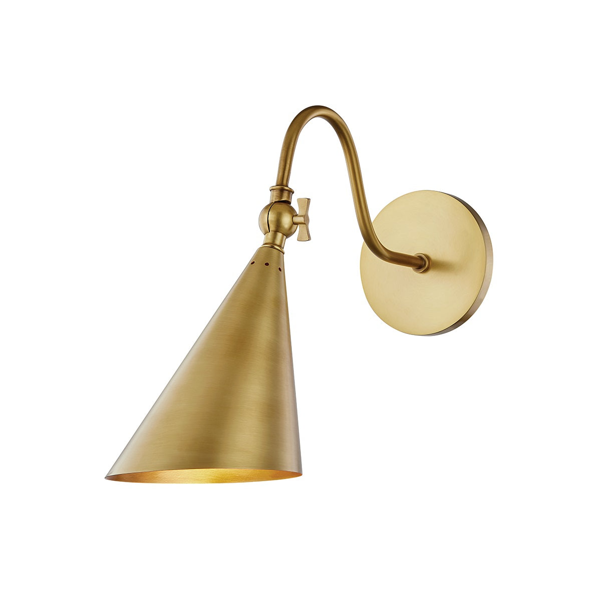 Magnifying Glass Wall Light Antique Brass – Elegant Illumination for Every Room 0