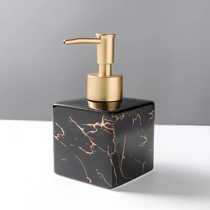 **Marble Soap Dispenser Matte Gold** – Timeless Elegance for Your Space 4