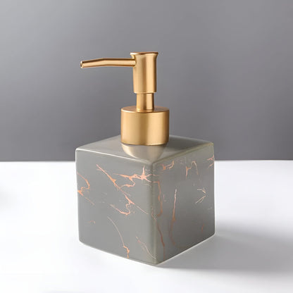 **Marble Soap Dispenser Matte Gold** – Timeless Elegance for Your Space 6