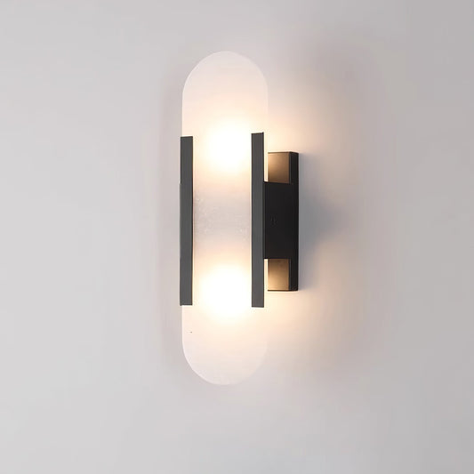 Melange Elongated Alabaster Wall Lamp – Elegant Sconce Lighting for Timeless Ambiance 0