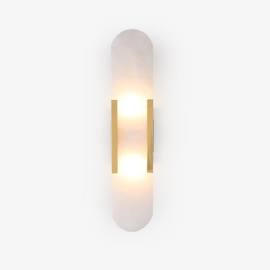 Melange Elongated Alabaster Wall Lamp – Elegant Sconce Lighting for Timeless Ambiance 1