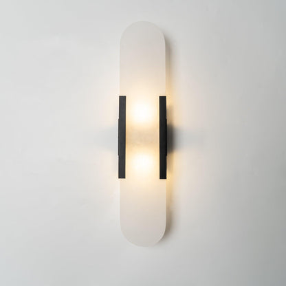 Melange Elongated Alabaster Wall Lamp – Elegant Sconce Lighting for Timeless Ambiance 13