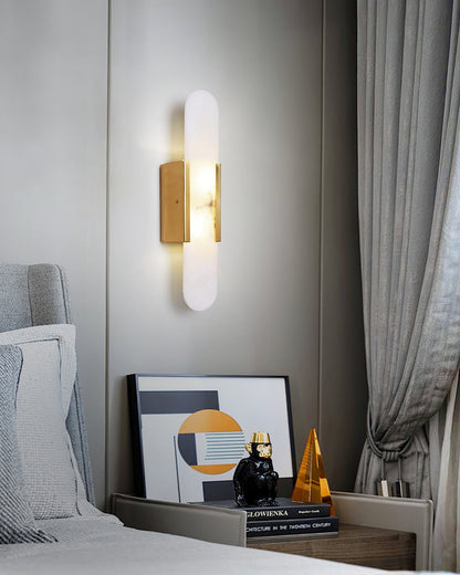 Melange Elongated Alabaster Wall Lamp – Elegant Sconce Lighting for Timeless Ambiance 8