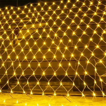 Mesh-Shaped LED Christmas Lights – Create Magical Winter Wonderland with Bright Illumination 7
