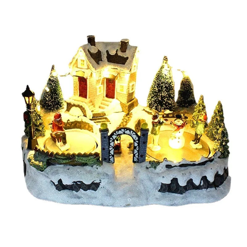 Miniature House Christmas Decoration – Enchanting Light for Festive Cheer 2