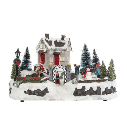 Miniature House Christmas Decoration – Enchanting Light for Festive Cheer 4