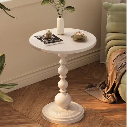 Minimalist Round Side Table – Chic Vintage Accent for Every Space 0