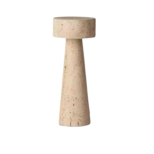 Minimalist Table Lamp Natural Stone Pillar – Elegant Design for Cozy Spaces 0