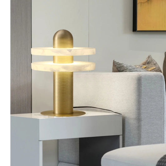 Modern Designer Marble Table Lamp – Elegant Lighting for Any Room 0