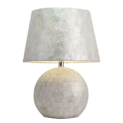 Modern Natural Mussel Table Lamp – Unique Shell Design for Cozy Ambiance 1