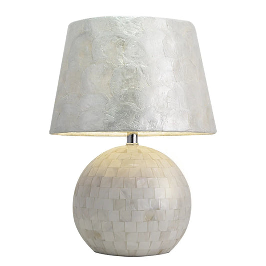 Modern Natural Mussel Table Lamp – Unique Shell Design for Cozy Ambiance 1