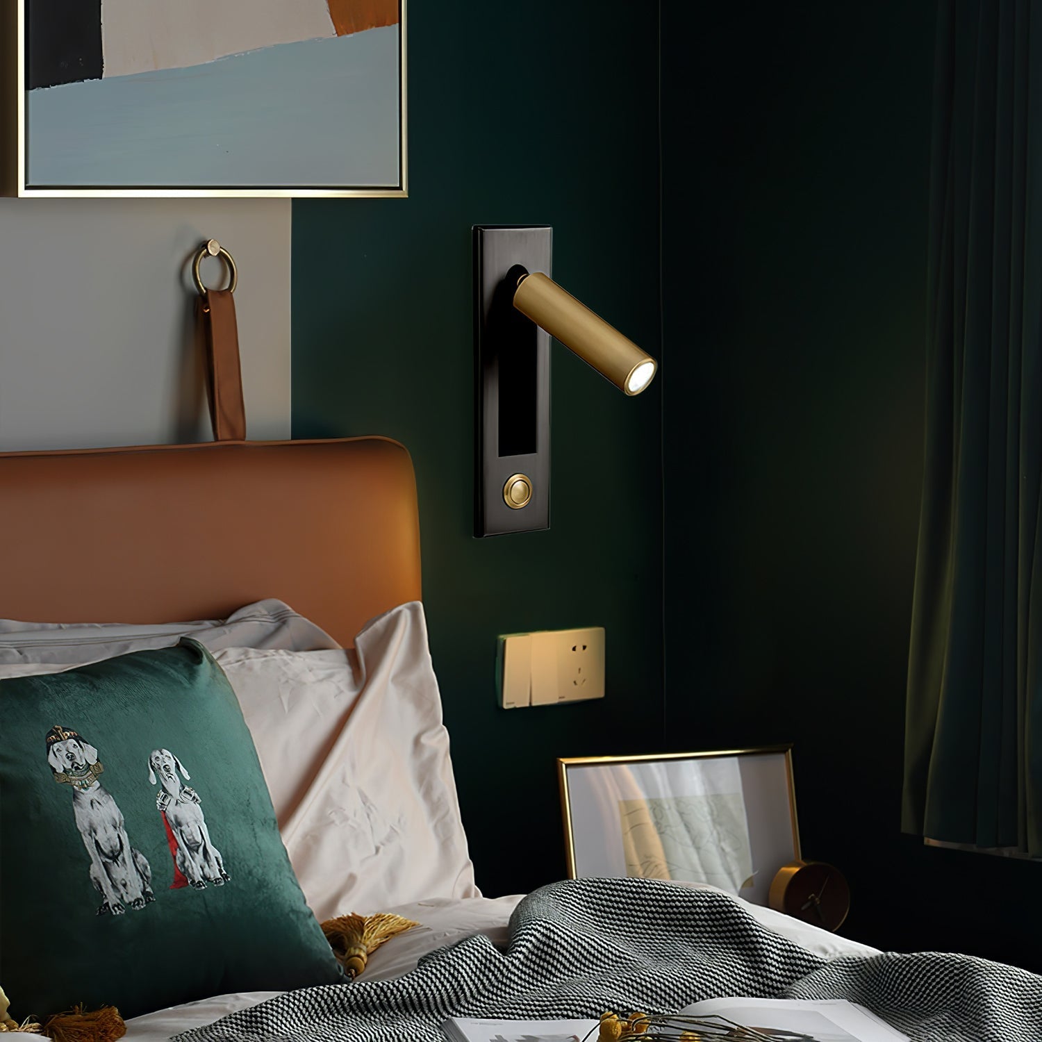 Modern Nightstand Lamp With Dimming Function – Flexible Light For Cozy Reading 4