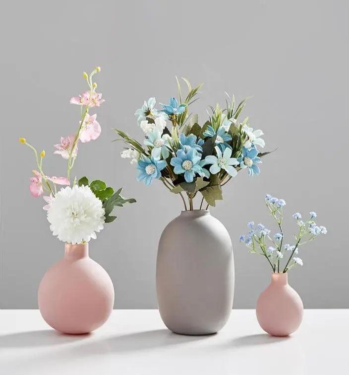 Modern Nordic Ceramic Vase – Unique Art Piece for Elegant Spaces 0