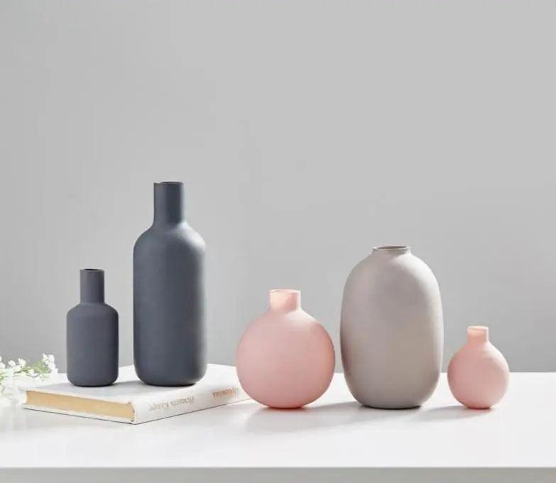 Modern Nordic Ceramic Vase – Unique Art Piece for Elegant Spaces 5