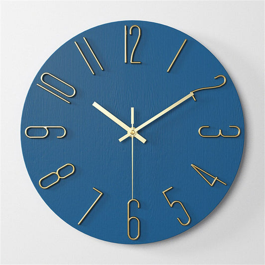 Modern Nordic Plastic Wall Clock – Timeless Elegance for Any Space 0