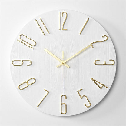 Modern Nordic Plastic Wall Clock – Timeless Elegance for Any Space 1