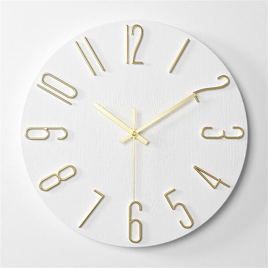 Modern Nordic Plastic Wall Clock – Timeless Elegance for Any Space 1