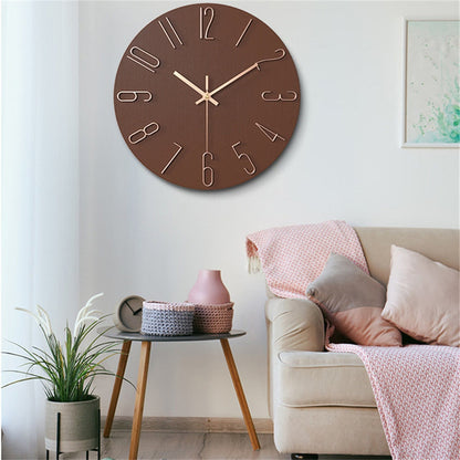 Modern Nordic Plastic Wall Clock – Timeless Elegance for Any Space 5