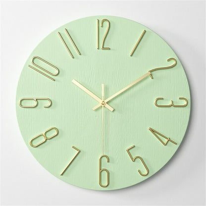 Modern Nordic Plastic Wall Clock – Timeless Elegance for Any Space 7