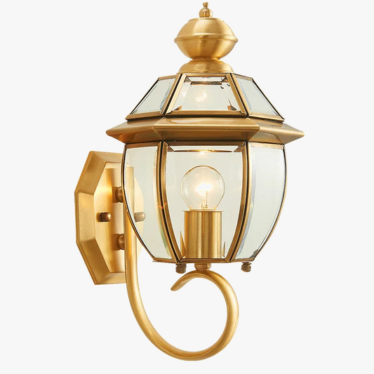 Modern Outdoor Wall Lamp – Elegant Copper Design with Waterproof Features 6