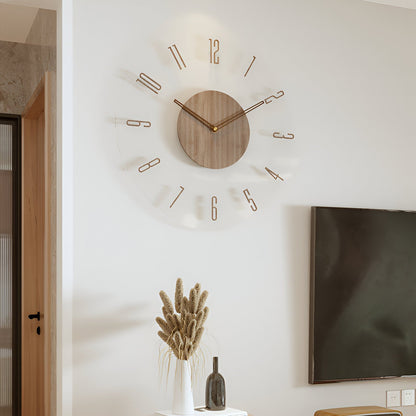 Modern Wall Clock Natural Wood – Timeless Elegance for Serene Spaces 8