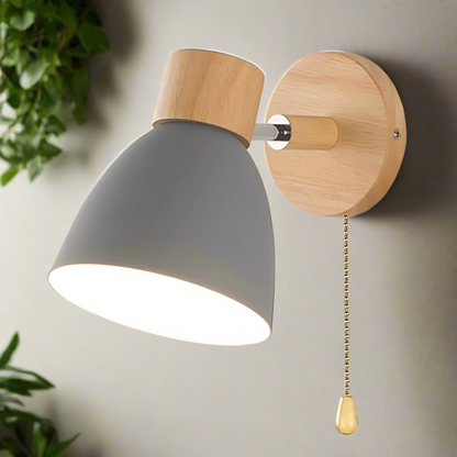Modern Wall Lamp Jandiel – Scandinavian Wood Design for Inviting Spaces 5