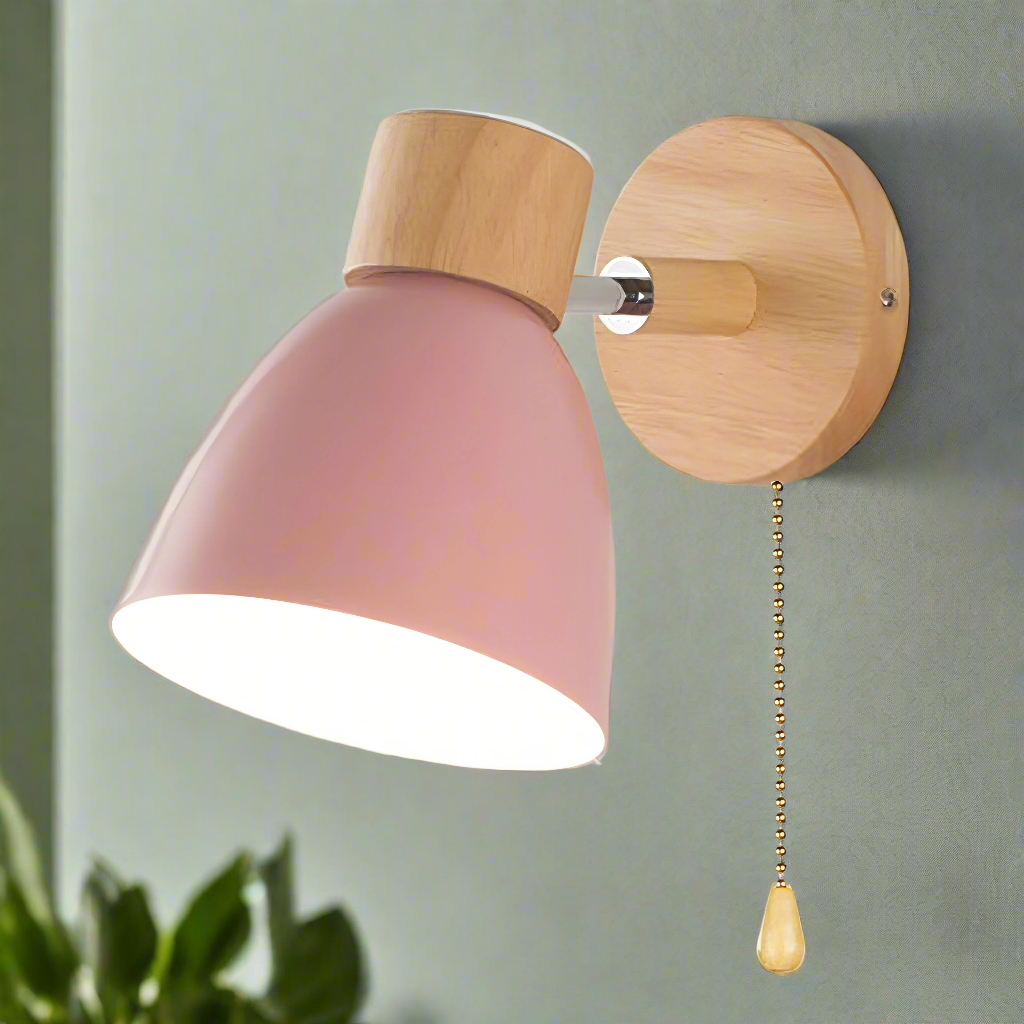Modern Wall Lamp Jandiel – Scandinavian Wood Design for Inviting Spaces 6
