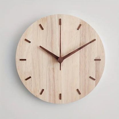 Modern Walnut Wood Wall Clock – Embrace Timeless Scandinavian Design 1