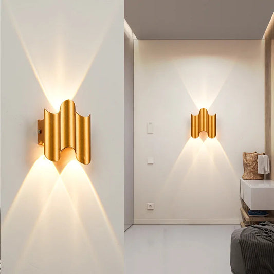 Modern Waterproof Aluminum Wall Lamp – Stylish Outdoor Illumination with Warm Ambiance 0