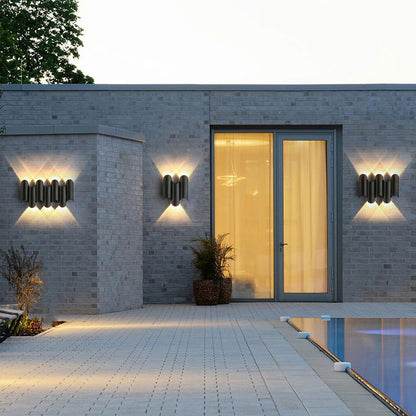 Modern Waterproof Aluminum Wall Lamp – Stylish Outdoor Illumination with Warm Ambiance 4