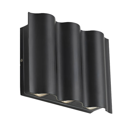 Modern Wave Outdoor Wall Lamp – Elegant Illumination for Your Patio 8