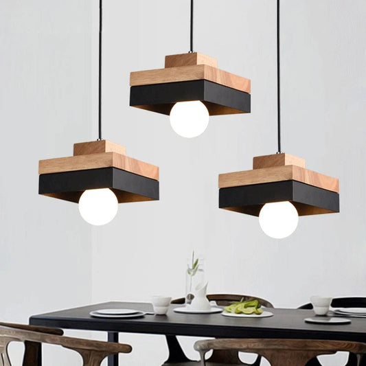Modern Wooden Crown Chandelier – Elegant Illumination for Cozy Spaces 0