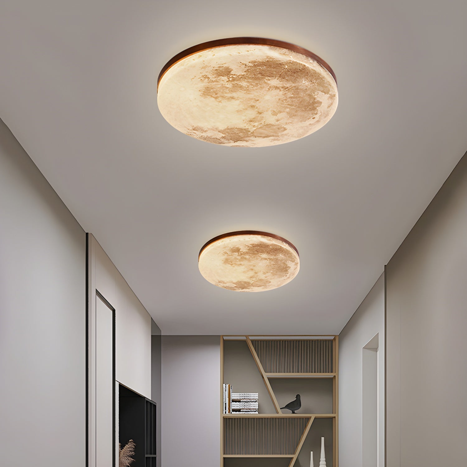 Moon Round Ceiling Lamp – Stylish LED Illumination for Every Space 5