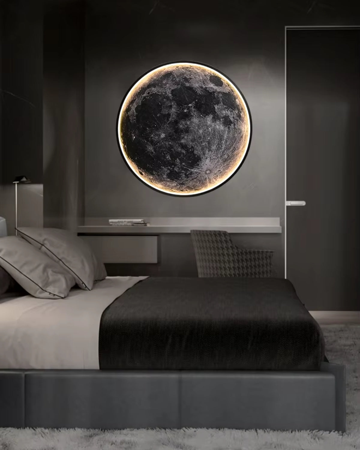 Moonlight Wall Lamp Round – Enchanting Glow for Cozy Spaces 2
