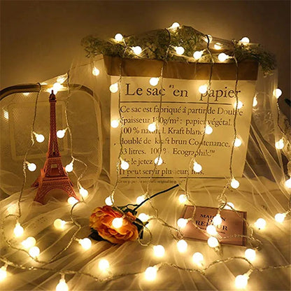 Multicolor LED Ball Christmas Lights – Create Joyful Celebrations with Vibrant Colors 1